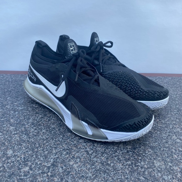 Nike Other - Nike React Vapor NXT HC Mens Tennis Shoes Black White CV0724-002 Size 9.